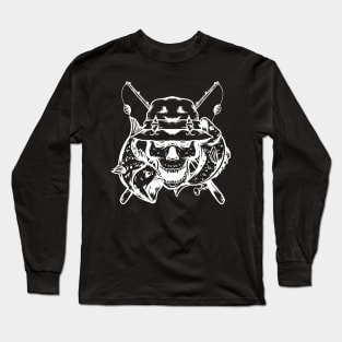 Fishing Skull Long Sleeve T-Shirt